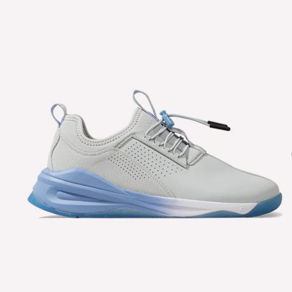 Clove Gray/Light Blue Athletic Unisex Sneakers
